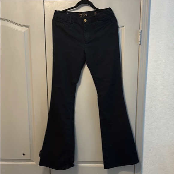 MiH Jeans London Flare Bottom Navy Blue Jeans Size 31 - Picture 1 of 5